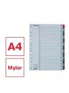Regiszter, karton, A4, 1-31, ESSELTE "Mylar" (E100164)