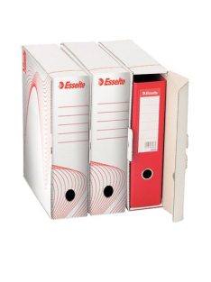   Archiválódoboz, iratrendezőnek, 97 mm, újrahasznosított karton, ESSELTE "Standard", fehér (E10024)