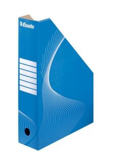   Iratpapucs, karton, 80 mm, összehajtható, ESSELTE "Standard", kék (E10025)