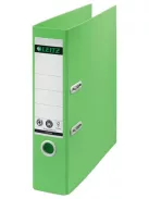Iratrendező, 80 mm, A4, karton, újrahasznosított, LEITZ "180 Recycle", zöld (E10180055)