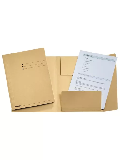 Pólyás dosszié, prespán, A4, ESSELTE, kagyló (E1033304)