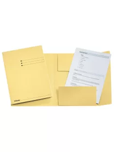 Pólyás dosszié, prespán, A4, ESSELTE, sárga, (E1033306)