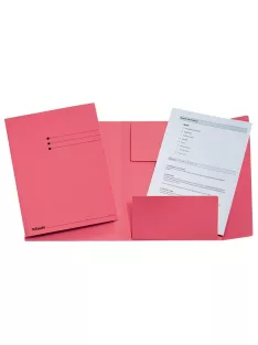   Pólyás dosszié, prespán, A4, ESSELTE, rózsaszín (E1033321)