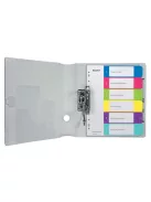 Regiszter, műanyag, A4 Maxi, 1-6, LEITZ "Wow" (E12420000)