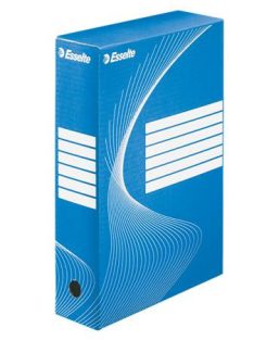   Archiválódoboz, A4, 80 mm, karton, ESSELTE "Boxycolor", kék (E12841101)