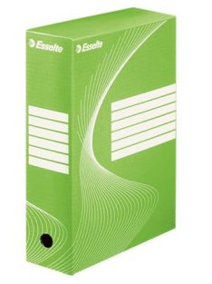   Archiválódoboz, A4, 100 mm, karton, ESSELTE "Boxycolor", zöld (E128424)