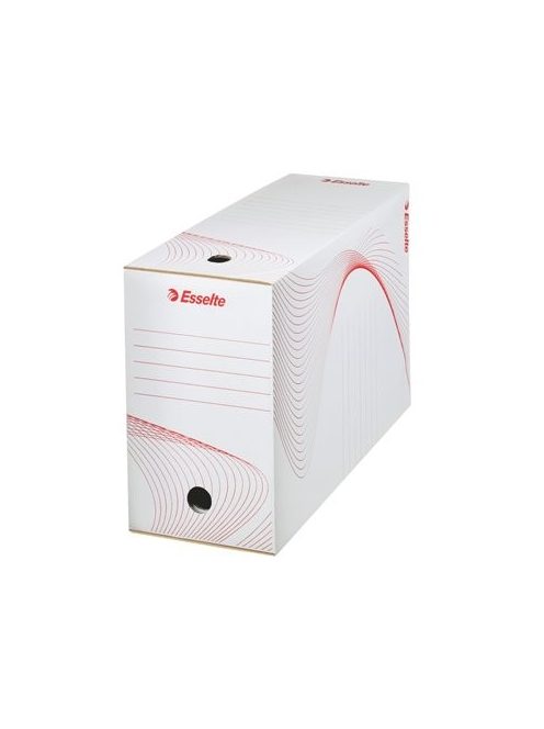 Archiválódoboz, A4, 150 mm, karton, ESSELTE "Boxy", fehér (E128602)