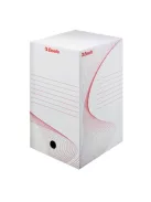 Archiválódoboz, A4, 200 mm, karton, ESSELTE "Boxy", fehér (E128701)