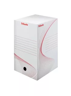   Archiválódoboz, A4, 200 mm, karton, ESSELTE "Boxy", fehér (E128701)