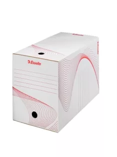   Archiválódoboz, A4, 200 mm, karton, ESSELTE "Boxy", fehér (E128701)