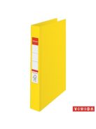 Gyűrűs könyv, 2 gyűrű, 42 mm, A4, PP, ESSELTE "Standard", Vivida sárga (E14450)