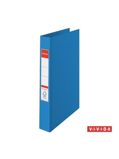 Gyűrűs könyv, 2 gyűrű, 42 mm, A4, PP, ESSELTE "Standard", Vivida kék (E14452)