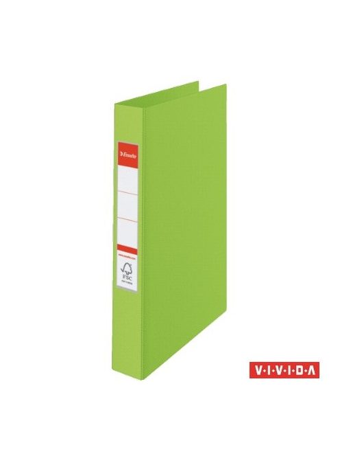 Gyűrűs könyv, 2 gyűrű, 42 mm, A4, PP, ESSELTE "Standard", Vivida zöld (E14453)