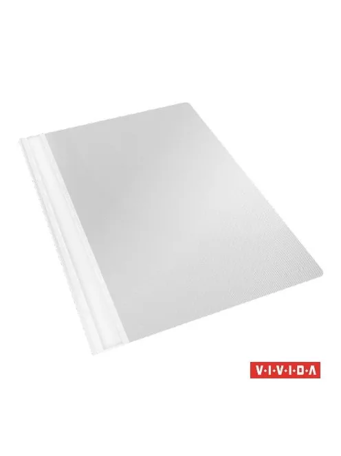 Gyorsfűző, PP, A4, ESSELTE "Standard", VIVIDA, fehér (E15382)