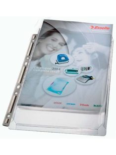   Katalógustartó genotherm, lefűzhető, A4, 170 mikron, narancsos felület, 20 mm, LEITZ "Jumbo Extra" (E16234)