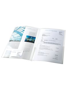   Rendszerező genotherm, kihajtható, A4, 180 mikron, narancsos felület, ESSELTE (E17324)