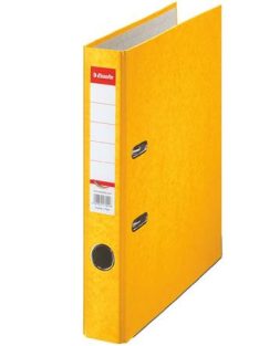   Iratrendező, 50 mm, A4, karton, ESSELTE "Rainbow", sárga (E17923)