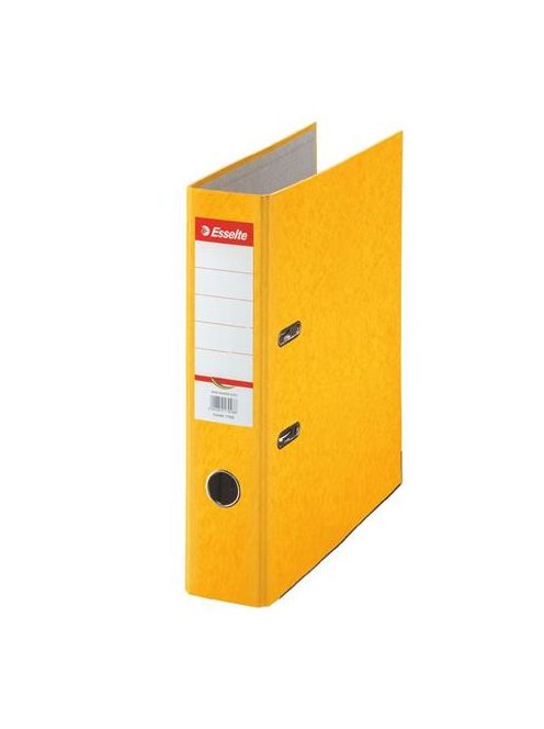 Iratrendező, 75 mm, A4, karton, ESSELTE "Rainbow", sárga (E17928)