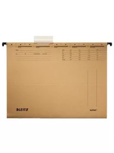   Függőmappa, karton, A4, LEITZ "Alpha Standard", natúr (E19150000)