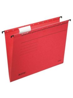   Függőmappa, karton, A4, LEITZ "Alpha Standard", piros (E19850025)