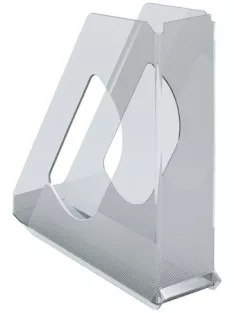   Iratpapucs, műanyag, 68 mm, ESSELTE "Europost", víztiszta (E21433)