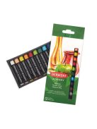 Olajpasztell kréta, DERWENT "Academy", 12 különböző szín (E2301952)