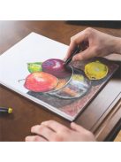 Olajpasztell kréta, DERWENT "Academy", 12 különböző szín (E2301952)