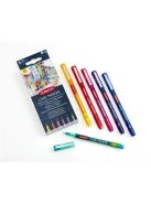 Tűfilc készlet, 0,3 mm, DERWENT "Line Marker", 6 különböző szín (E2305576)