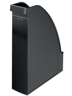   Iratpapucs, műanyag, 70 mm, LEITZ "Plus", fekete (E24760095)