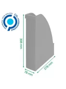 Iratpapucs, műanyag, A4, LEITZ "Recycle", piros (E24765020)