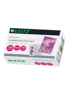   Meleglamináló fólia, 125 mikron, 54x86 mm, fényes, LEITZ "iLam" (E33810)