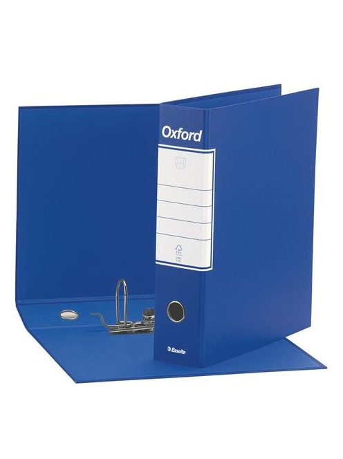 Tokos iratrendező, 80 mm, A4, karton, ESSELTE "Oxford", kék (E390783050)