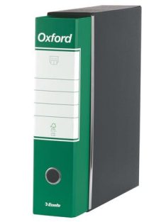   Tokos iratrendező, 80 mm, A4, karton, ESSELTE "Oxford", zöld (E390783180)