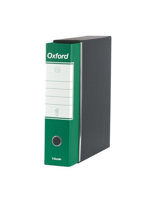 Tokos iratrendező, 80 mm, A4, karton, ESSELTE "Oxford", zöld (E390783180)