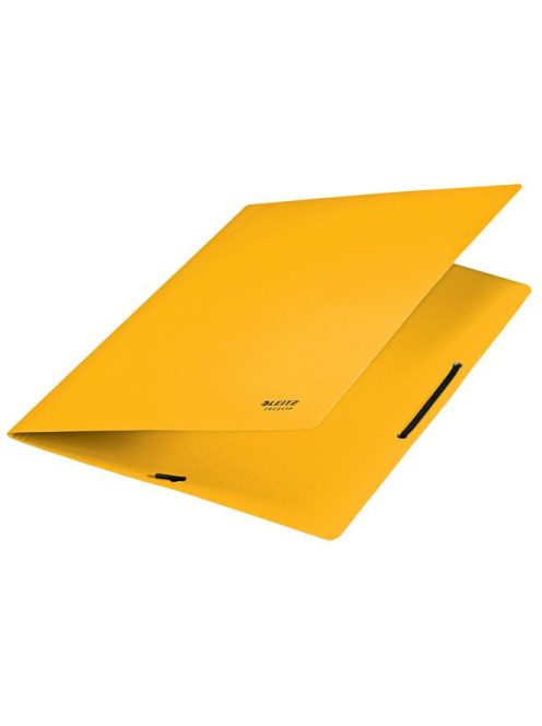 Gumis mappa, karton, A4, LEITZ "Recycle", sárga (E39080015)