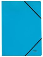 Gumis mappa, karton, A4, LEITZ "Recycle", kék (E39080035)