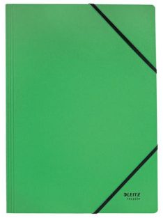   Gumis mappa, karton, A4, LEITZ "Recycle", zöld (E39080055)