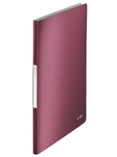   Bemutatómappa, 20 zsebes, A4, LEITZ "Style", gránátvörös (E39580028)