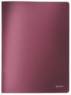   Bemutatómappa, 20 zsebes, A4, LEITZ "Style", gránátvörös (E39580028)