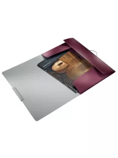   Gumis mappa, PP, A4, LEITZ "Style", gránátvörös (E39770028)