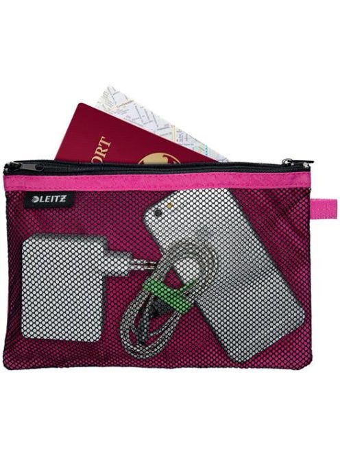 Utazótasak, L méret, LEITZ "Wow", rózsaszín (E40130023)