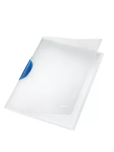   Gyorsfűző, klipes, PP, A4, LEITZ "ColorClip Magic", kék (E41740035)