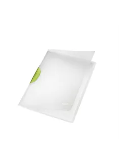   Gyorsfűző, klipes, PP, A4, LEITZ "ColorClip Magic", zöld (E41740059)