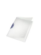 Gyorsfűző, klipes, PP, A4, LEITZ "ColorClip Magic", szürke (E41740089)