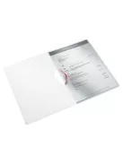 Gyorsfűző, klipes, PP, A4, LEITZ "Wow ColorClip" rózsaszín (E41850023)