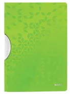 Gyorsfűző, klipes, PP, A4, LEITZ "Wow ColorClip", zöld (E41850054)