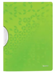   Gyorsfűző, klipes, PP, A4, LEITZ "Wow ColorClip", zöld (E41850054)
