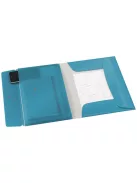 Gumis mappa, extra tasakkal, PP, A4, LEITZ "Cosy", nyugodtkék (E46190061)