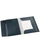 Gumis mappa, extra tasakkal, PP, A4, LEITZ "Cosy", bársonyszürke (E46190089)