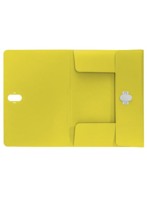 Iratvédő mappa, 11 mm, PP, A4, LEITZ "Recycle", sárga (E46220015)